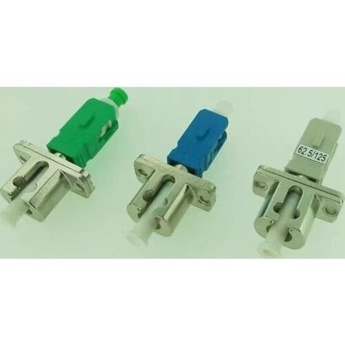 5pcs LC-SC hybrid adapter female to male SM MM OM1 OM2 APC fiber optic connector ftth coupler free shipping factory ELINK