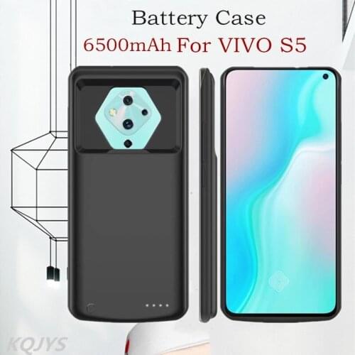6500mAh Extended Battery Charging Case For VIVO S5 Battery Case Portable Power Bank Power Case For VIVO S5 Battery Charger Case
