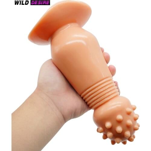 New Design XXL Flesh Dildo Anal Balls Plug Gigante With Strong Suction Cup Butt Plug XXL Sex Toys For Women Men Adults 18
