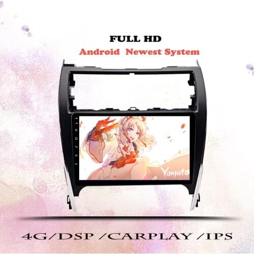10.1"2 din android 10.0 gps Car Radio Tape Recorder dvd headunit For Toyota Camry 2012-2014 Mid-East stereo navigation player