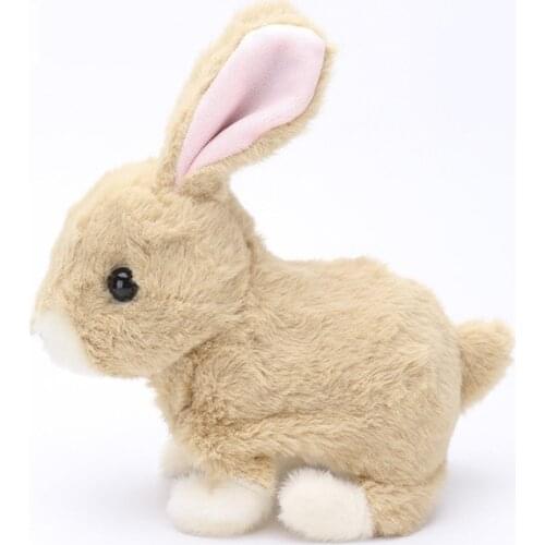 Electric Doll toys with Plush Jumping Rabbit pets Toy for girl birthday gift