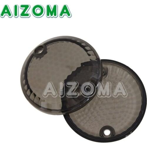 Smoke Motorcycles Indicator Lense Turn Signals Lens 2pcs For Suzuki Boulevard Intruder Marauder Savage 650 800 1400 GZ250 85-03