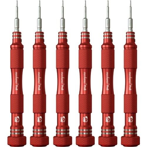 MECHANIC PRO8 Non-slip Screwdriver 0.8 Torx 0.6 Y-Type 1.2 1.5 Phillips 2.5 T2 for Mobile phone camera Disassemble Repair Screw