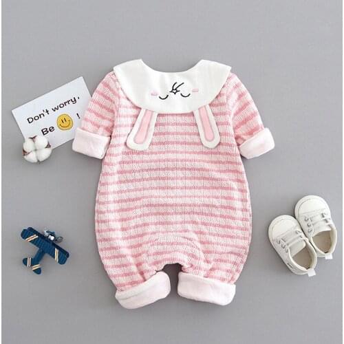 Fashion Girl Spring Sweet Rabbit Jumpsuit Rompers baby outfit dress Cotton Clothes newborn baby costume toddler romper 3-18M