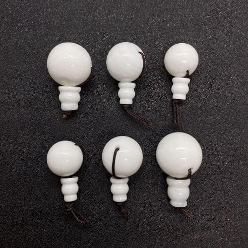 Natural Mother-of-pearl Three-hole Beads Three-way White Exquisite Trend Can Be Used for DIY Charm Jewelry Making 14 16 18mm