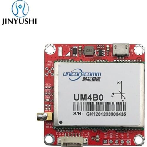 RTK Board Receiver with Unicorecomm UM4B0 Cm level GNSS module GPS L1 L2 L5 GLONASS L1/L2 Galileo QZSS Suit for ZED-F9P