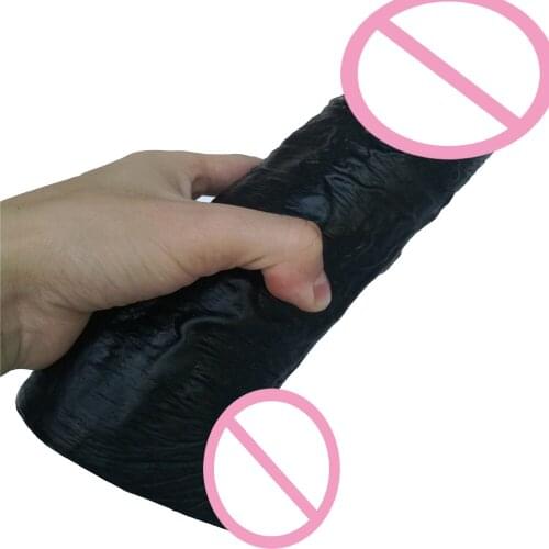 23.5*6.5CM Realistic Super Big Dildo Flexible Penis Dick Huge Dildos Female Dick anal butt Plug ,Vagina Massage Adult Sex Toy