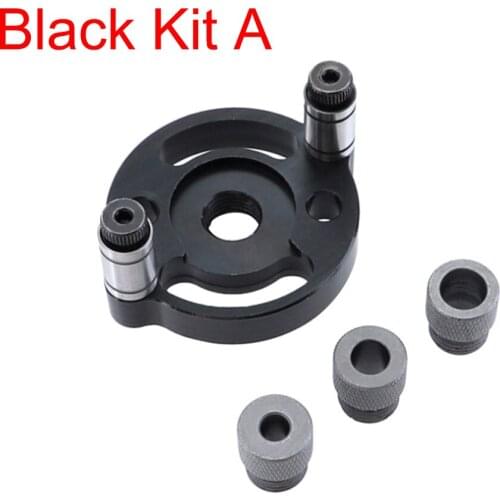 Black Straight Hole Puncher 6 8 10 mm Self Centering Round Wood Tenon Splicing Drilling Positioner Woodworking Tool Kit