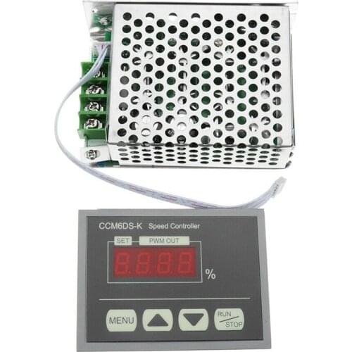 SHGO HOT-12-80V 30A DC Motor Speed ​​Controller Governor + Digital Display CCM6DS-K Motor Speed Controller