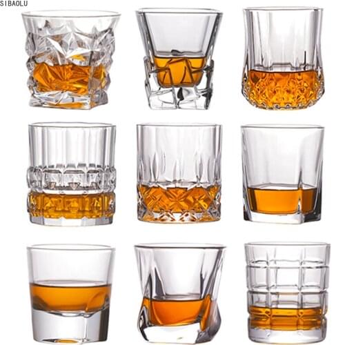 Shot Whiskey Crystal Glass Party Wedding Wine Liquor Glass Coffee Tea Cup for Beer Spirits Funny Glasses European Creative Gifts
