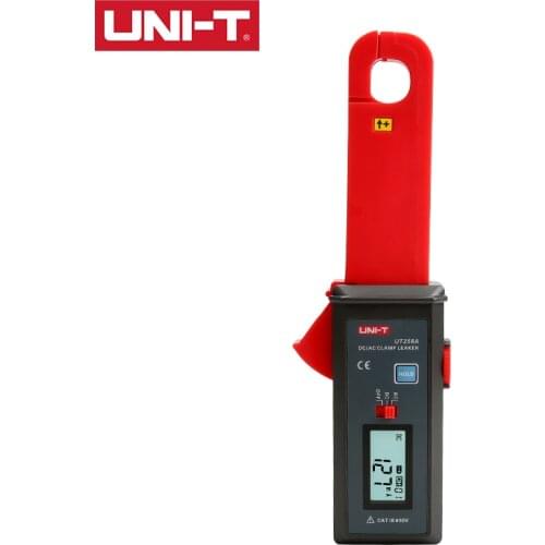 UNI UT258A AC/DC Leakage Clamp Meter 10000 Count Auto Range Measures 0mA~60A AC/DC Leakage Current 7mm Jaw RS-232 Interface