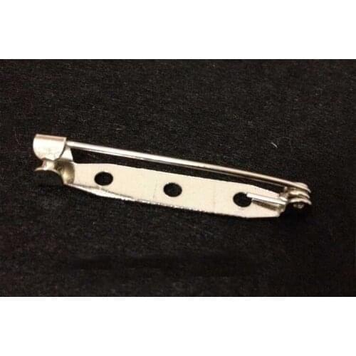 10pcs 4.5cm/45mm Big Jewelry Making Brooch Back Bar Safety Pins With Swivel Safety Cap Diy Jewelry Findings For Women