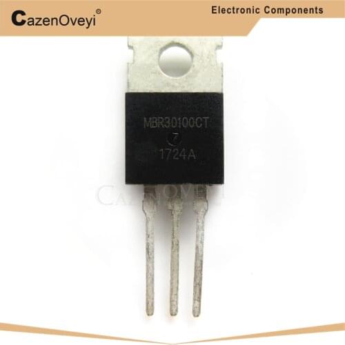 10pcs/lot MBR30100 TO220 MBR30100CT TO-220 MBRF30100CT MBRF30100 B30100G new and original In Stock