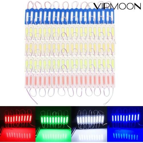 20-100pcs Ultra Bright DC12V COB LED Modules 7020 Advertising Modules Luminous characters, backlight modules IP65 Waterproof