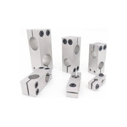 3D Printing Accessories Pneumatic Components Linear Optical Axis Fixing Clip Connecting Piece Cross Double Hole Support Frame