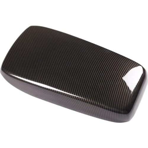 For Alfa Romeo Giulia 2020 Accessories Car Central Arm Storage Center Box Armrest Panel Cover Carbon Style Sticker
