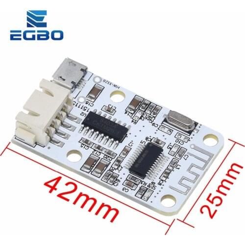 Wireless Bluetooth 4.0 Stereo Audio Receiver Module Digital Amplifier Sound Loud Board Micro USB 3W+3W 5V DC For Arduino