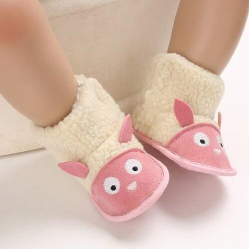 Baby Winter Boots Infant Toddler Newborn Cute Cartoon Shoes Girls Boys First Walkers Super Keep Warm Snowfield Booties Boot