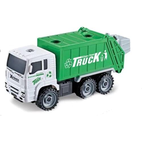 Children Detachable sanitation Truck inertia disassembly garbage Truck DIY puzzle assembly toy car