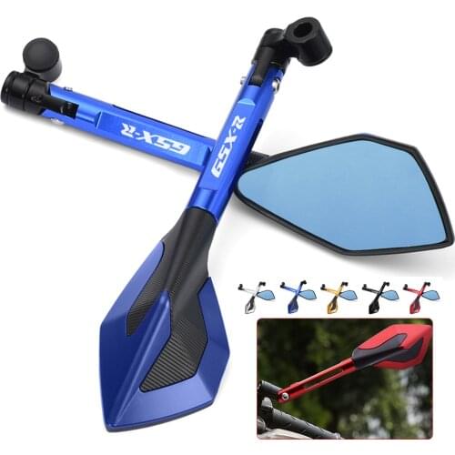 GSXR Motorcycle Rearview Aluminum Motorbike Rear View Mirror Side Mirror For SUZUKI GSXR 750 600 1000 K1 K2 K3 K4 K5 K6 K7 K8 K9