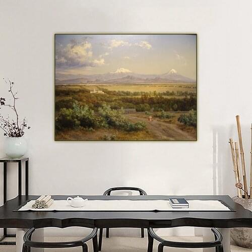 Holover Jose Maria Velasco"The Valley of Mexico"Canvas Oil Painting Western Art Decor Poster Home Room Aesthetic Decoration