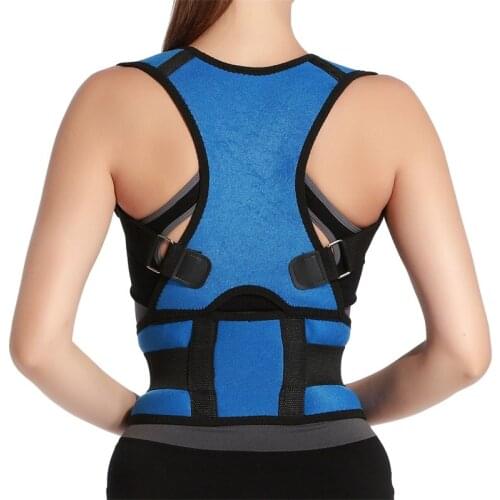 Posture Corrector Back Pain Belt Elastic Corset Back Lumbar Brace Support Waist Band Chest Health Care for Women Men M L XL XXL