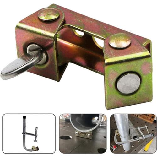 4pcs/lot Magnetic V-type Clamps V-shaped Welding Holder Welding Fixture Adjustable Magnet V-Pads Hand Tools Metal Working Tool