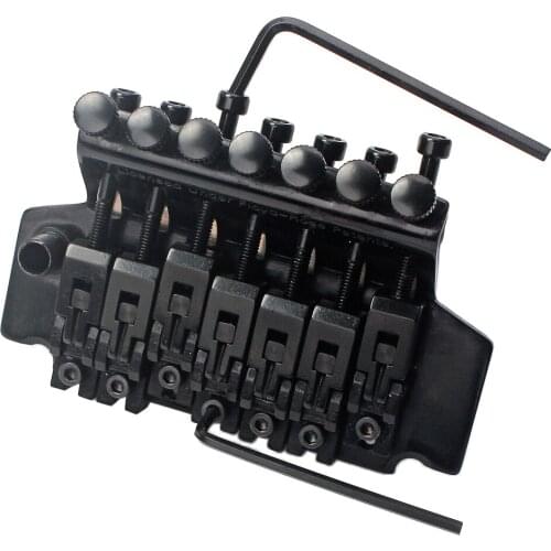 1 Set Metal 7 String Electric Guitar Double Tremolo Bridge Assembly System Luthier Tool