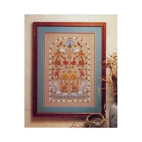 MM Free Delivery Top Quality Lovely Counted Cross Stitch Kit Tree of Life Animals dim 00165 165