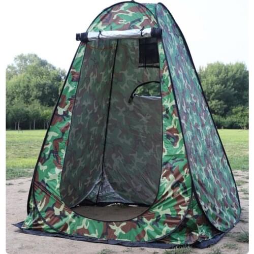 New Portable Outdoor Shower Bath Changing Fitting Room Camping Pop-Up Tent Dressing Shelter Beach Privacy Toilet Tent with Bag