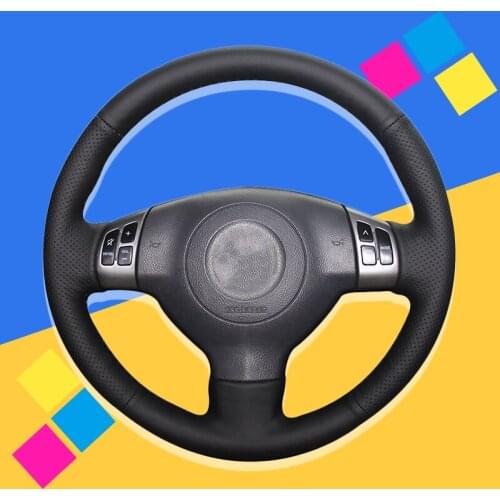 Auto Braid On The Steering Wheel Cover for Suzuki SX4 2006-2013 Alto 2009-2015 Swift 2005-2011 Opel Agila with Bump Car Covers