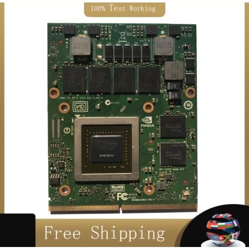 Orignal GTX770M GTX 770M N14E-GS-A1 Graphics Video card For Dell Alienware m15x M17X M18X 3G GDDR5 MXM 3.0 Test 100