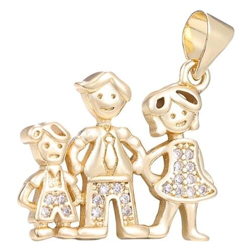 JUYA 2021 Neckalce Charm Pendants For Jewelry Making Cubic Zirconia Necklaces Pendants DIY Handmade Jewelry Findings Accessories