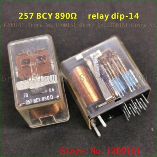 257 BCY 890Ω relay dip-14
