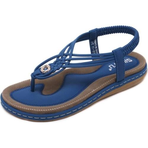 2021 elegant elastic strap solid color summer shoes women sandals waterproof casual beach shoes woman sandals female shoe