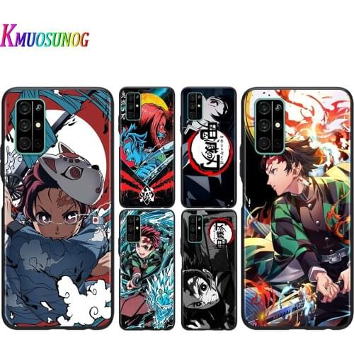 Silicone Cover Anime Demon Slayer For Honor V30 View 20 V20 30i 30S 30 20S 20E 20i 20 Lite Pro Plus Phone Case