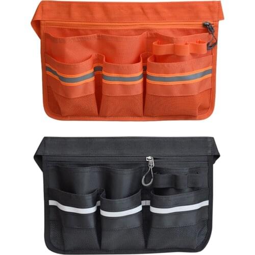 Hotel Restaurant Cleaner Waiter Waist Belt Tool Bag with Pockets KTV Dining Cleaning Tool Storage Bag