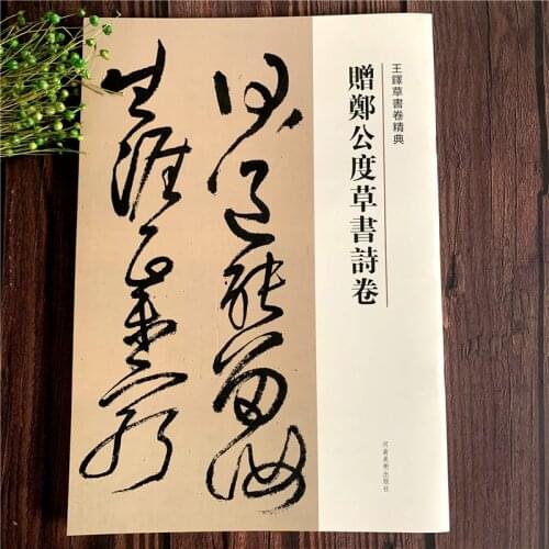 Chinese Calligraphy Rubbings Copybook Wang Duo Zeng Zheng Gong Du Cao Shu Poem Imitating Copy Book 30pages