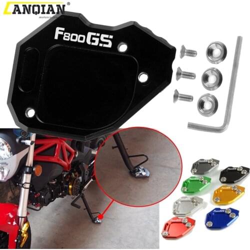 For BMW F800GS F800 GS F 800 GS 2008 2009 2010 2011 2012 2013 2014 2015 Motocycle Side Stand Enlarge Plate Kickstand Extension