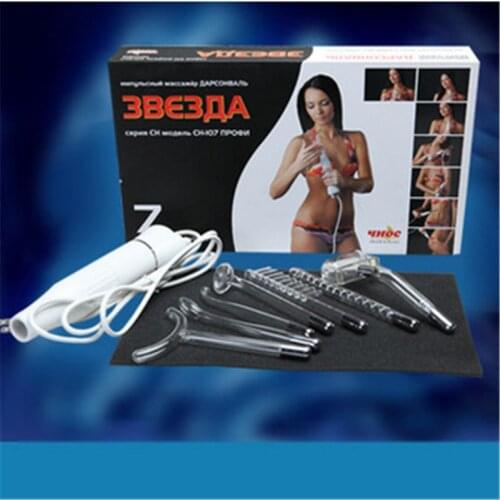 In 1 Electrothreapy High Frequency Professional Kits Spot Acne Remover skin Spa Hair Skin 7 Care Beauty Device Kit Tool