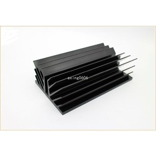 1pcs black Pass high-power class A amplifier heatsink/ radiator 260*150*75mm