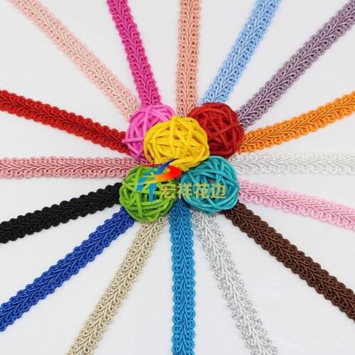 40 Meters Curvee Lace Trim Braided for Costume High Quality Centipede Braid Sewing Lace Ribbon Sewing Accessories Wedding