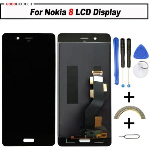5." For Nokia 8 LCD Display Screen with Touch Screen 2560*1440 For Nokia 8 Digitizer Assembly replacement