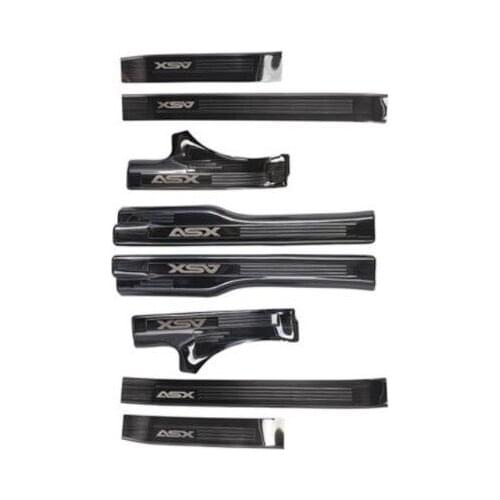 Car styling stainless steel scuff plate door sill Extended welcome pedal for Mitsubishi ASX 2013 2014 2015 2016 2017 2018