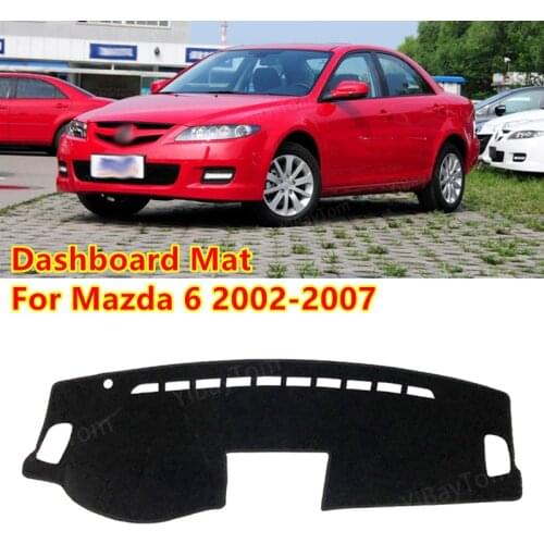 For Mazda 6 2002-2007 GG Wagon Anti-Slip Mat Sunshade Dashmat Protect Carpet Dashboard Cover Pad Accessories