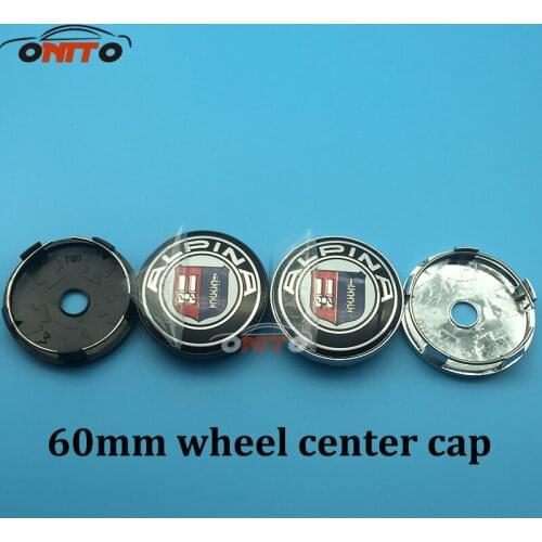 4pcs/set alpina logo 60MM Car Wheel Center Cover Emblem Auto Wheel Hub Logo Cap Label for F10 F20 F30 F35 F31 F34 F32 F33 F18