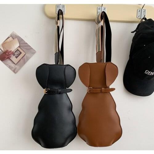 Fashion Pug Shape Women Purses and Handbags Fun Shoulder Crossbody Bag personality Designer Female Clutch Bag Pu Leather