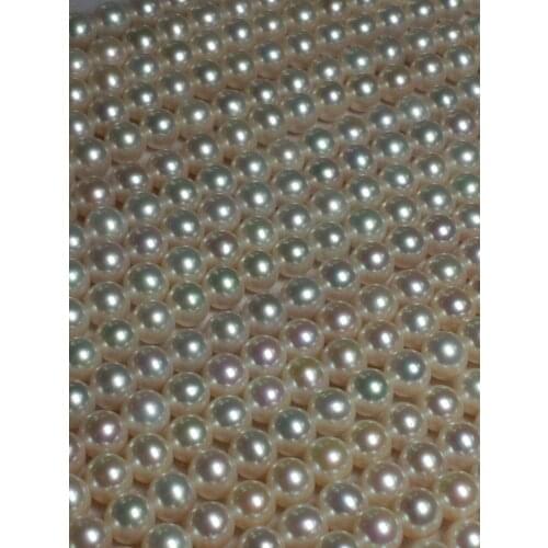 Natural Freshwater Pearl Necklace With Grade AAAA 8-9mm Round Shaped Beads 36cm Fine Jewelry Accessory DIY Strand