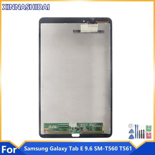 Original LCD Display Touch Screen Digitizer Sensors Assembly Panel Replacement For Samsung GALAXY Tab E 9.6 SM-T560 T560 SM-T561