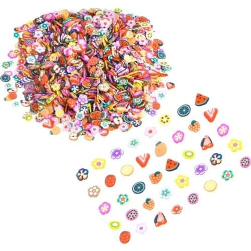 1000Pcs/pack Mixed Animal Fruit Nail Art Resin Cake Heart UV Resin Epoxy Mold Filler For Diy Jewelry Making Tools